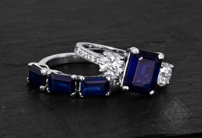 0004_Sapphire and Diamond Set